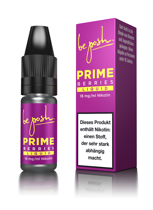 PRIME E-Liquid - Berries-Aroma - 18 mg/ml Nikotin - Made in Germany