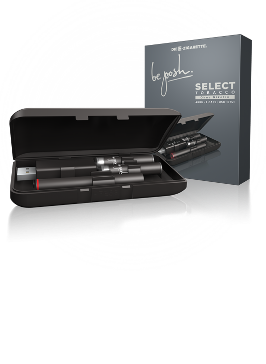 be posh SELECT wiederaufladbare E-Zigarette ohne Nikotin