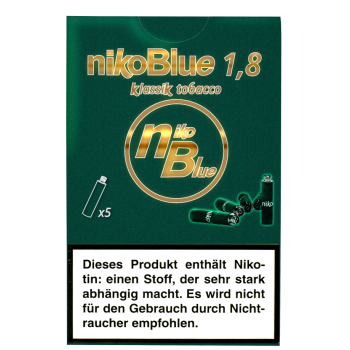 nikoBlue Klassik Green 1.8% Nikotin